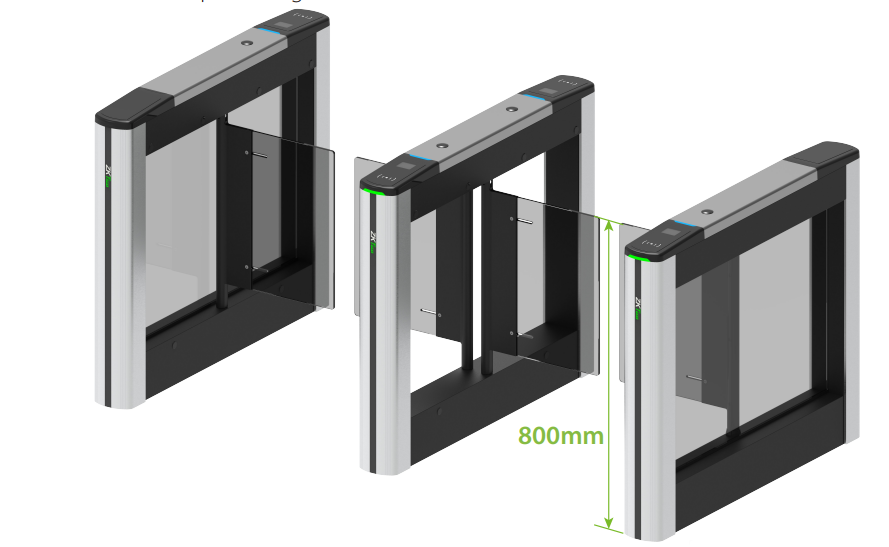Cổng swing ZKTeco Saturn-S1000 Plus