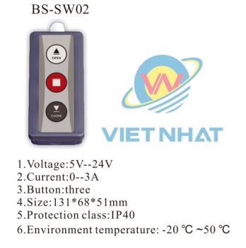Nút nhấn Barrier tự động Bisen SW02